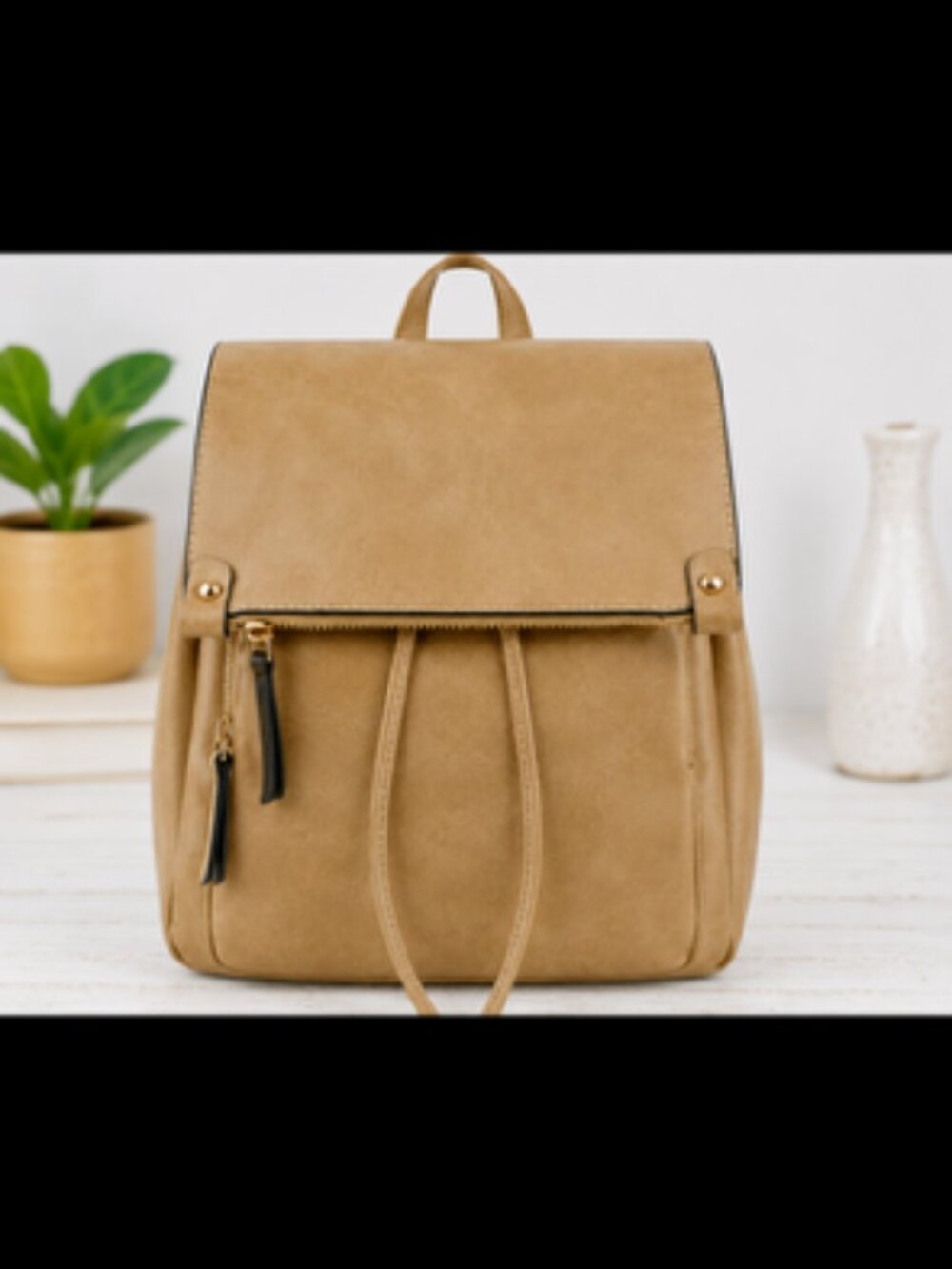 Convertible Vegan Leather Backpack Purse Crossbody Handbag NWT